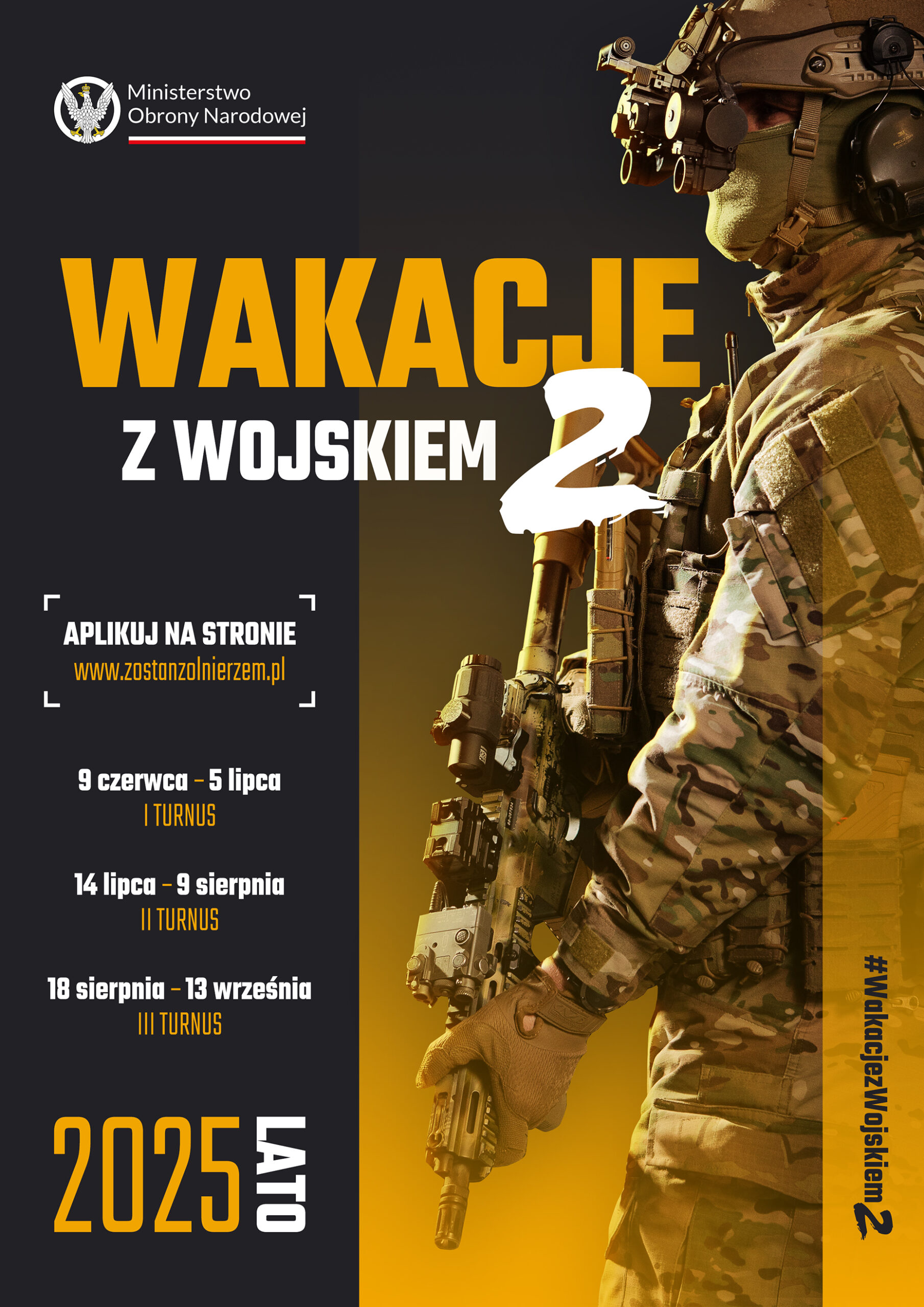 Wakacje z wojskiem 2 - Plakat