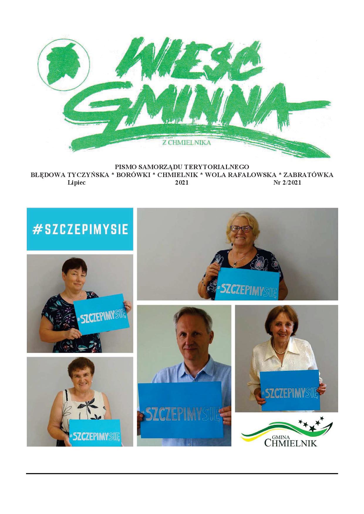 Wieść Gminna z Chmielnika - numer 2 z 2021 r. do pobrania w formacie PDF