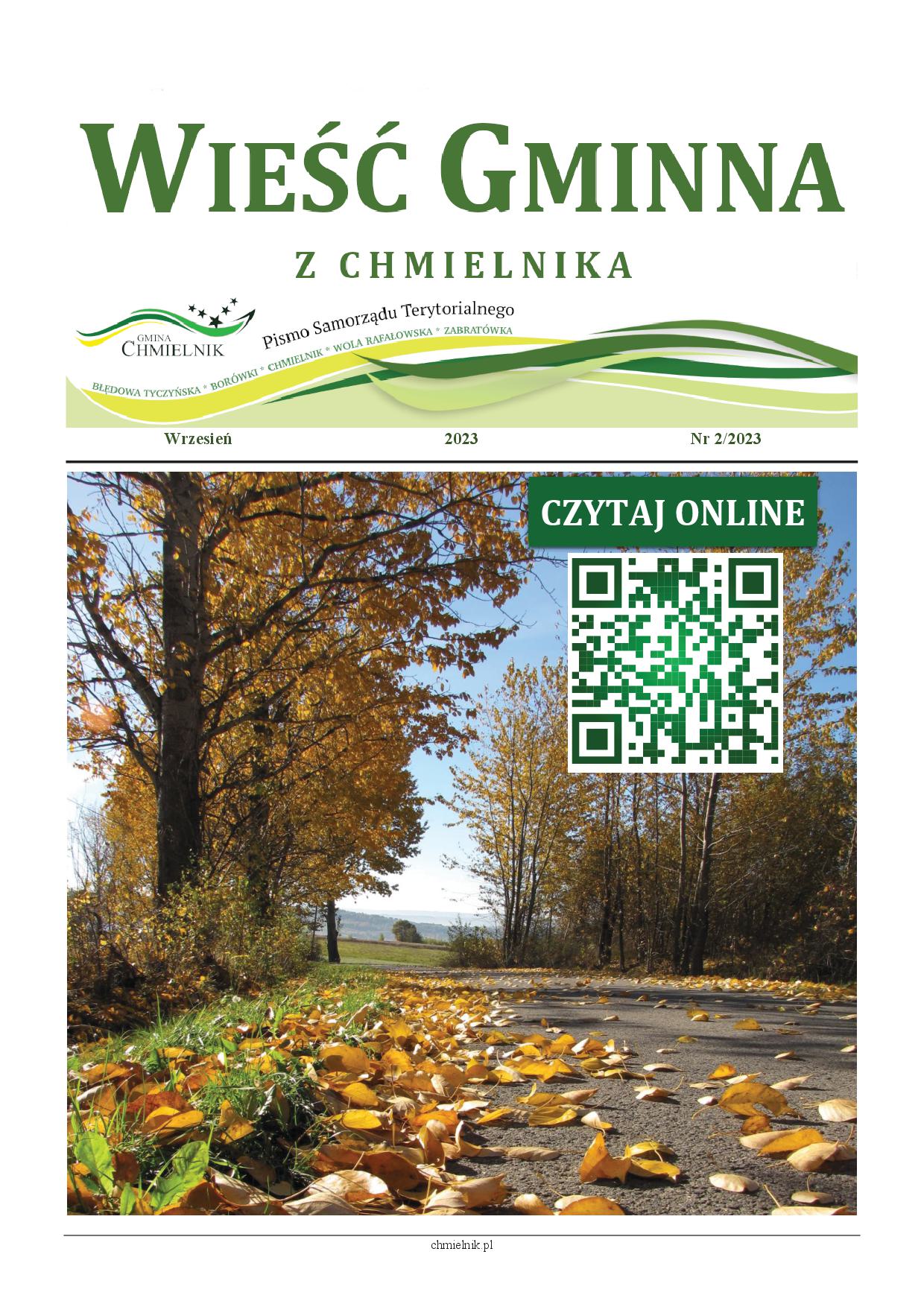 Wieść Gminna z Chmielnika - numer 2,3 z 2023 r. do pobrania w formacie PDF