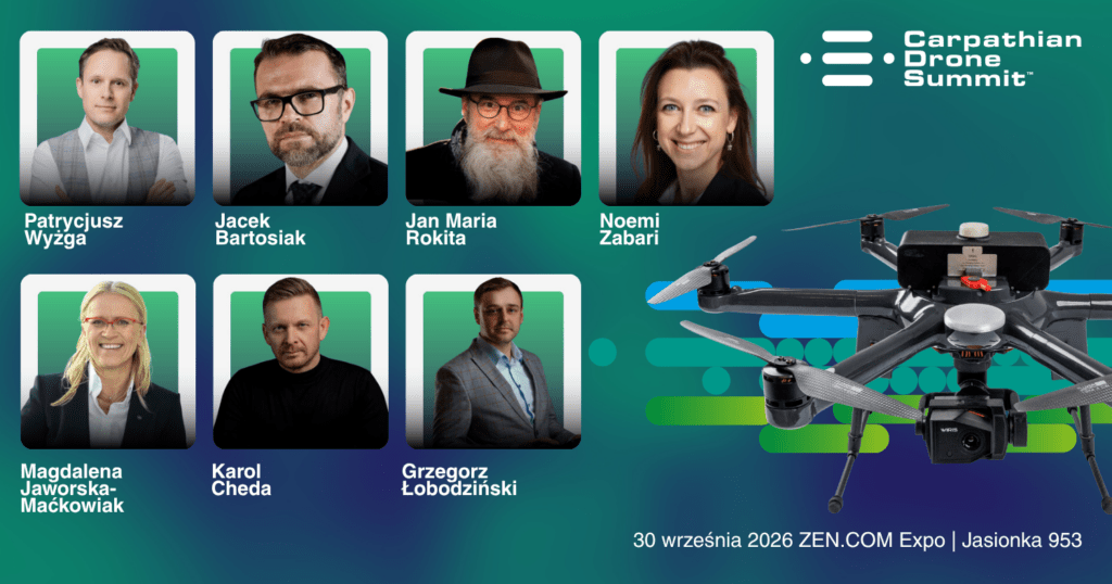 30 września 2026 r. w ZEN.COM Expo w Jasionce odbędzie się Carpathian Drone Summit 2026 – wydarzenie poświęcone technologiom dronowym, systemom autonomicznym, sztucznej inteligencji oraz rozwiązaniom dual-use