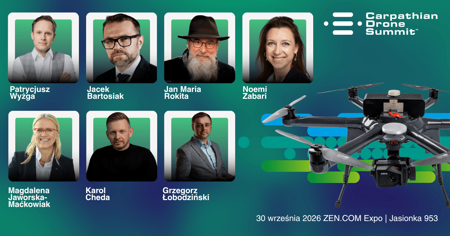 30 września 2026 r. w ZEN.COM Expo w Jasionce odbędzie się Carpathian Drone Summit 2026 – wydarzenie poświęcone technologiom dronowym, systemom autonomicznym, sztucznej inteligencji oraz rozwiązaniom dual-use